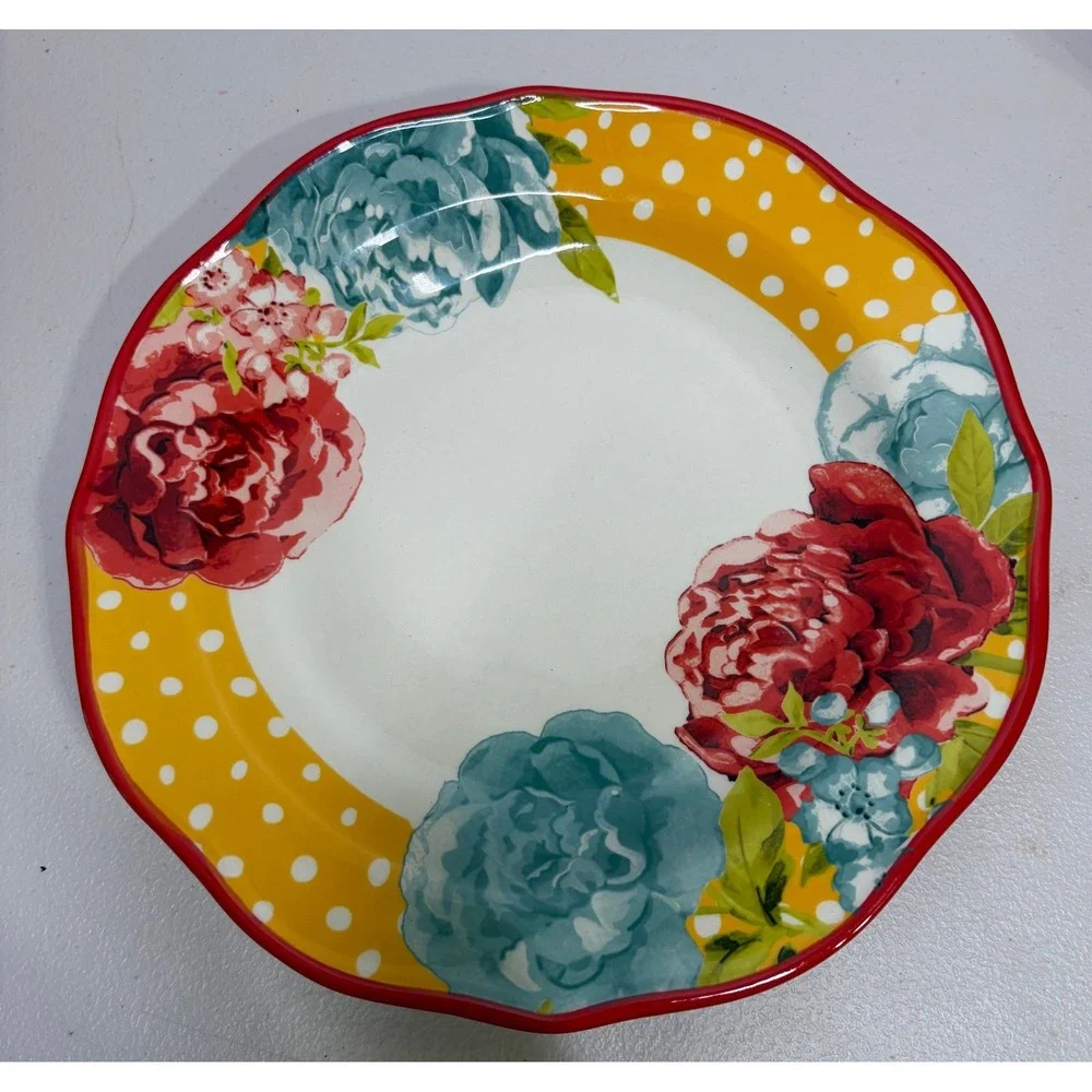 Set of 4 The Pioneer Woman Blossom Jubilee Dinner Plate 10.5